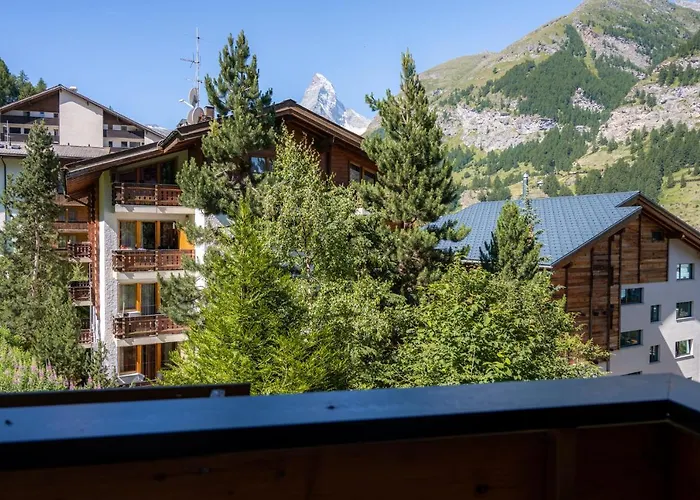Sunnaeplaetzli- Aprt. 4P Matterhorn View/Wifi